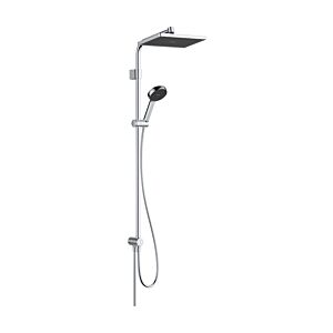 Système de douche Hansgrohe Activera Q 28757000, pommeau de douche 290 x 180 mm, 1 jet, chromé