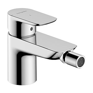 Robinet de bidet Hansgrohe Neovis Q 71282000 avec bonde à ouverture par pression, chromé