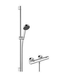 hansgrohe Activera Select S shower system 28086000 95mm shower head, 2jet, surface-mounted, chrome