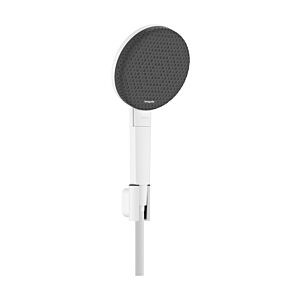 Support de douche Hansgrohe Raindance Alive Select S 24612700, pommeau de douche 125 mm, 3 jets, blanc mat