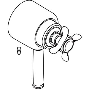 hansgrohe poignée Axor Montreux tuyau de douche 16595830 nickel poli