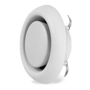 Helios Tellerventil KTVA 100, 0941 DN 100 mm, Kunststoff, für Abluft