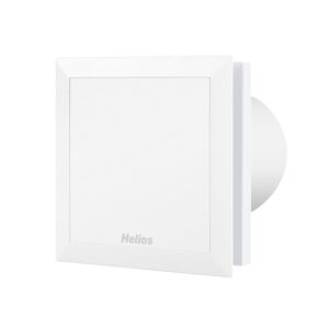 Helios MiniVent M1/100 F Mini Fan 06175 Bathroom Fan with Humidity Sensor, White, 90m/h
