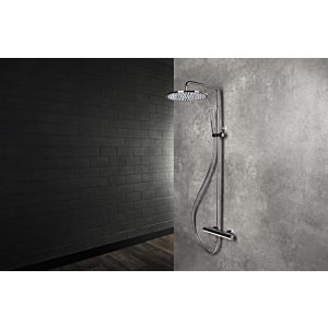 Herzbach Living Spa Duschsäule 11.988230.1.01 Ø 300 mm, mit Stabhandbrause Kunststoff, chrom