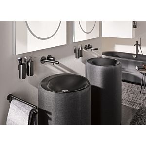 Herzbach Design iX PVD Fertigmontageset 21.139757.1.40 Black Steel, Unterputz Waschtischarmatur, 240mm