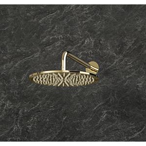 Herzbach LIVING SPA bras mural 350mm 70 30.960350.1.03 rond coudé PVD or