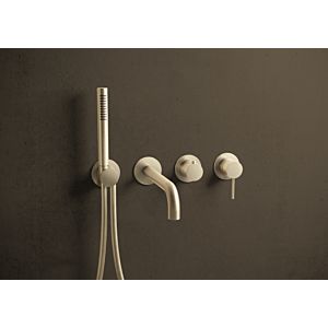 Herzbach MODUL7 lever mixer ready set 70.702012.1.41 2 consumers outlet Brass Steel