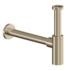 Herzbach LIVING odor trap 11.485900.1.41 round, brass steel