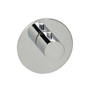 Kit de montage final Herzbach Logic XL 11.500100.1.01 pour module de thermostat simple, d= 116mm, chromé