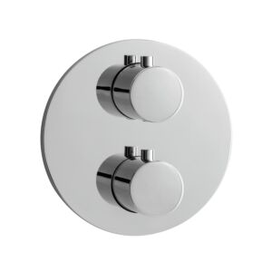 Herzbach Mare Brausethermostat 11503050101 chrom, Unterputzthermostat, round, 2 Verbraucher