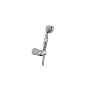 Herzbach Living Spa shower set 11512300104 white-gold, with hand shower, wall bracket