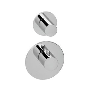 Herzbach jeu de finition Logic 11.521010. 2000 .01 module thermostat Universal , 2 Universal tableau de bord ronds Universal chrome