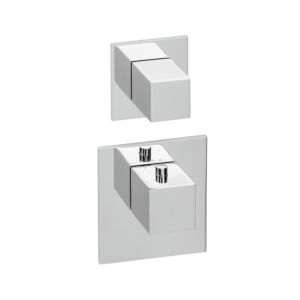 Herzbach Logic XL Herzbach Universal module thermostat Universal , 2 tableau de bord carré, chrome