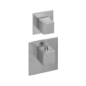 Herzbach Logic XL Herzbach Universal module thermostat Universal , 2 panneaux de tableau de bord carrés, Inox brossé