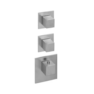 Herzbach Logic XL Herzbach Universal module thermostat Universal , 3 Inox tableau de bord carrés, Inox brossé