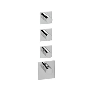 Herzbach Logic XL 3 jeu de finition 11.523010. 2000 .01 module de thermostat Universal , 4 Universal tableau de bord carrés Universal chrome