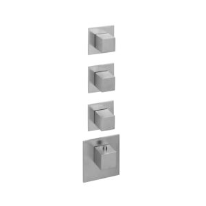 Herzbach Logic XL Herzbach Universal module thermostat Universal , 4 Inox tableau de bord carrés, Inox brossé
