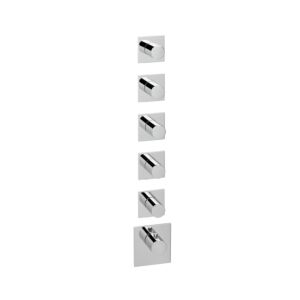 Herzbach Logic XL Herzbach Logic XL 11.525010. 2000 .01 module de thermostat Universal , 6 Universal tableau de bord carrés Universal chrome