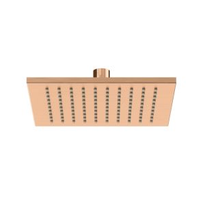 Douche de pluie Herzbach LIVING SPA Slim 11.600200.2.39 200 x 200 mm, acier cuivré