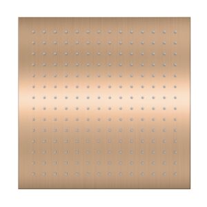 Herzbach LIVING SPA Slim-Regenbrause 11.600300.2.39 300x300 mm, Kupfer Stahl