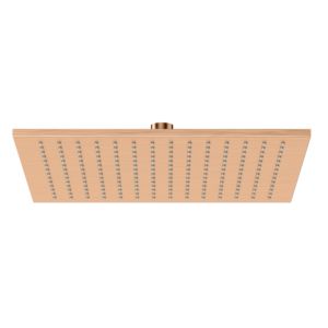 Douche de pluie Herzbach LIVING SPA Slim 11.600300.2.39 300 x 300 mm, acier cuivré