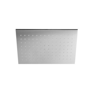 Herzbach Living Spa Kopfbrause 11600340201 chrom, 340 x 220 mm, Slim 8 mm, Clean-Effekt