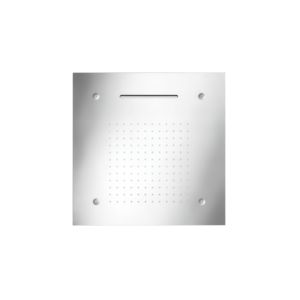 Herzbach Living Spa Kopfbrause 11600385201 Edelstahl poliert, 50x50 cm, Deckeneinbau