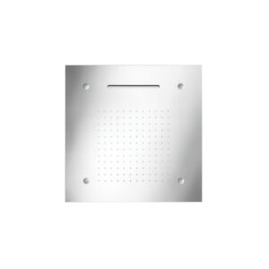 Herzbach Living Spa Kopfbrause 11600385209 Edelstahl gebürstet, 500x500mm, Deckeneinbau