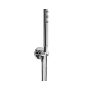 Herzbach Living Spa Brauseset 11620221201 chrom, Stabhandbrause ABS rund