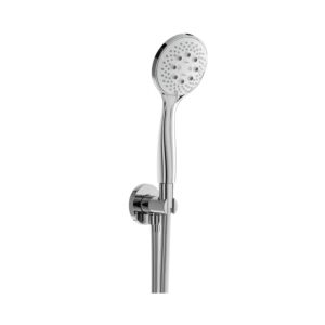 Herzbach Living Spa Brauseset 11620225201 chrom, mit Wandanschlussbogen