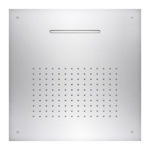 Herzbach Living Spa Kopfbrause 11650200201 Edelstahl poliert, 50x50 cm, Deckeneinbau