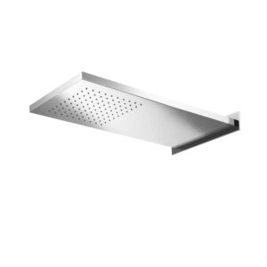 Herzbach Living Spa iX Regenbrause 11.661400.2.09 Edelstahl gebürstet, 592x270mm, Regen
