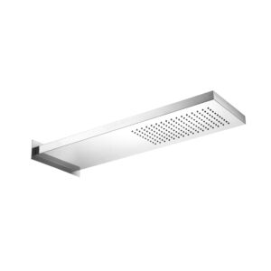 Douche à effet pluie murale Herzbach Living Spa 11.661700.1.01 537x165mm, pluie, acier inoxydable poli