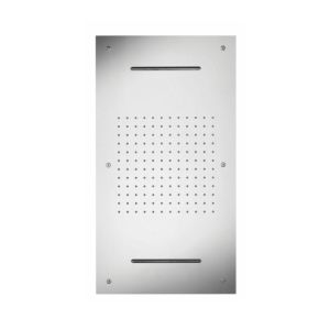 Herzbach Living Spa Kopfbrause 11670385301 Edelstahl poliert, 70x38cm, Deckeneinbau