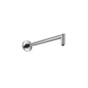 Herzbach Living Spa wall arm 11.674200.1.01 420 mm with flange attachment, for round rain shower, chrome