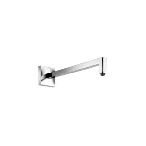Herzbach Living Spa shower arm 11.674200.2.01 420 mm with flange attachment, for square rain shower, chrome