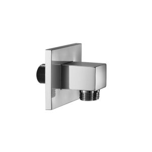 Herzbach Living Spa Wandanschlussbogen 11685400101 chrom, eckig