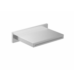 Herzbach Living Spa Schwallauslauf 11694000109 Edelstahl gebürstet, Wandmontage