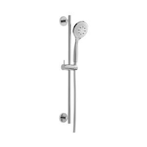 Herzbach Living Spa Brausegarnitur 11698180101 chrom, 90 cm, verstellbare Handbrause Eco Air 100