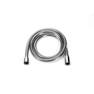 Herzbach Living Spa Brauseschlauch 11.925400.1.01 chrom, 125 cm 1250 mm, Metallflex, Anschlussgewinde 1/2"