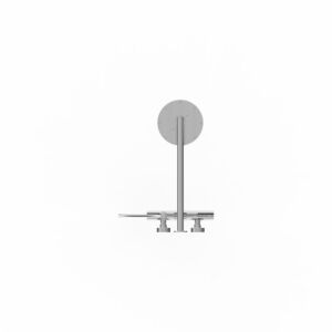 Herzbach LIVING SPA shower column RB 200mm 11.988220.1.09 round, hand shower stainless steel