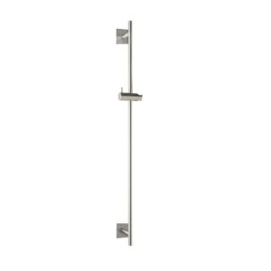 Herzbach Design iX shower wall bar 17.965900.2.09 900 mm, rosette 70x70mm, brushed stainless steel