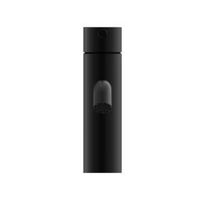 Herzbach DEEP BLACK basin mixer M-Size 130mm 18.023300.1.12 Low pressure with PUSH drain Matt black