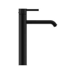 Herzbach DEEP BLACK basin mixer XL-Size 170mm 18.023400.4.12 Low pressure without drain Matt black