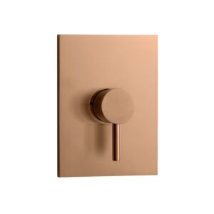 Herzbach Design iX PVD shower mixer 21.130555.2.39 Copper Steel, concealed, 180x130mm