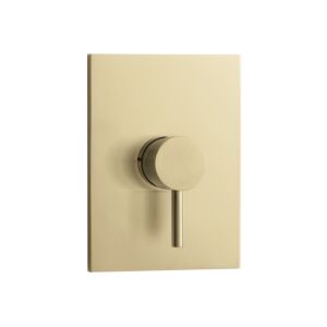 Herzbach Design iX PVD shower mixer 21.130555.2.41 Brass Steel, concealed, 180x130mm