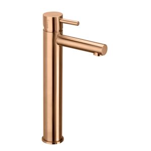 Herzbach Design iX PVD Waschtischarmatur 21133200239, Copper Steel, erhöhte Ausführung
