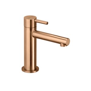 Herzbach Design iX PVD S-Size Waschtischarmatur 21133210139, Copper Steel, ohne Ablaufgarnitur