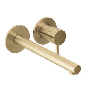 Herzbach Design iX PVD final assembly set 21.139757.1.41 Brass Steel, concealed basin mixer, 240mm