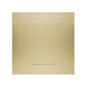 Herzbach Design iX PVD Regenbrause 21.650200.2.41 Brass Steel, 500x500mm, zum Deckeneinbau